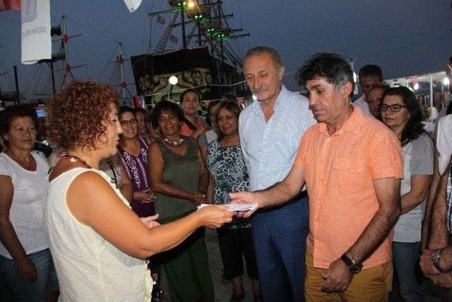 Didim Belediyesi Kursiyerlerinden Engellilere Anlamlı Bağış