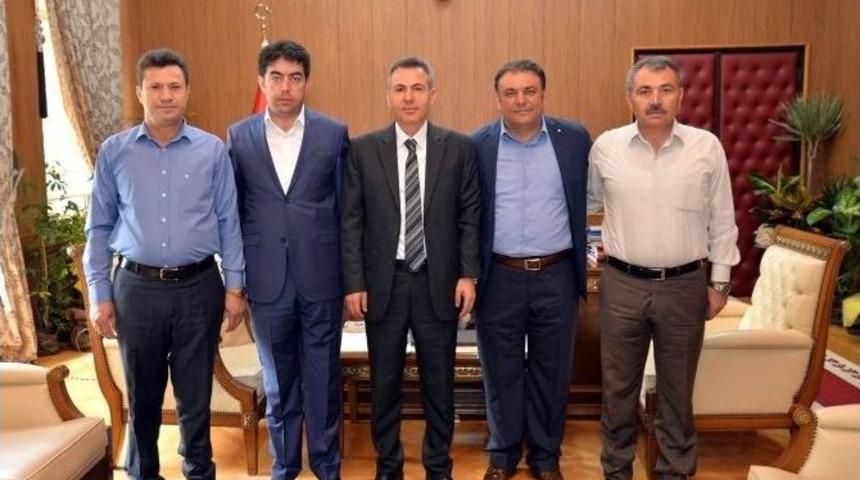 Kırıkkale Başkanlarından, Vali Elban&rsquo;a Ziyaret