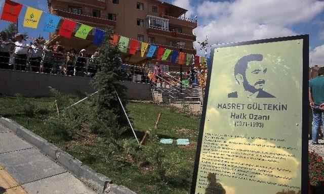 Hasret Gültekin Parkı Dünya Barış Günü’nde Açıldı