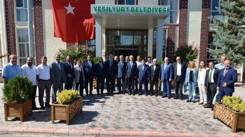 M&uuml;siad Genel Başkanı Olpak, Yeşilyurt Belediye Başkanı Polat&rsquo;ı Ziyaret Etti