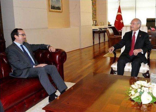 Kılıçdaroğlu, Abd Büyükelçisi Bass’ı Kabul Etti