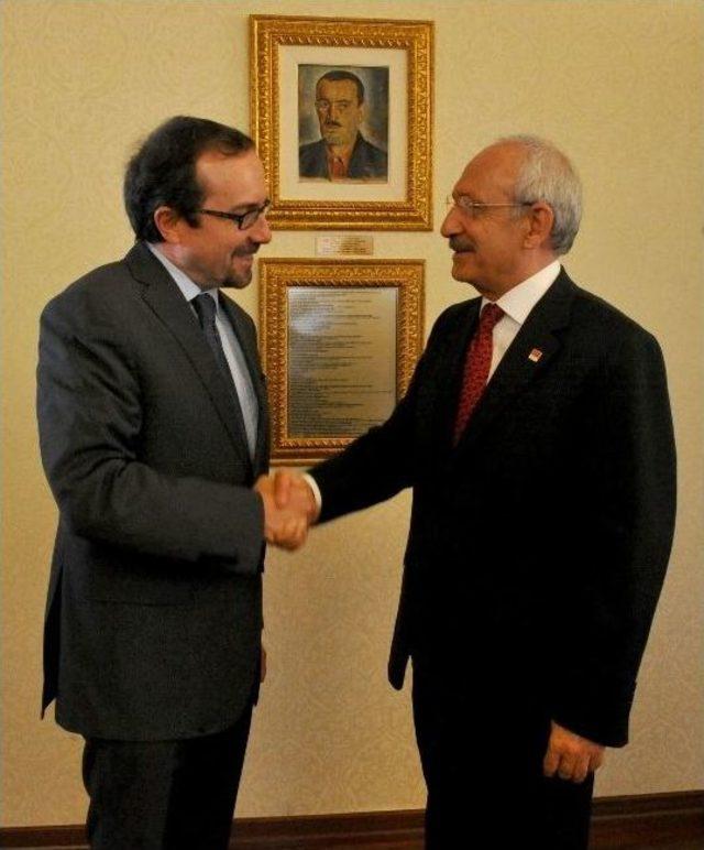 Kılıçdaroğlu, Abd Büyükelçisi Bass’ı Kabul Etti