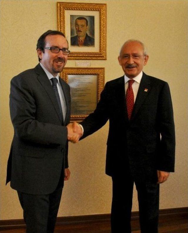 Kılıçdaroğlu, Abd Büyükelçisi Bass’ı Kabul Etti