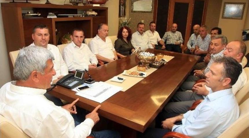 Başkan Karaosmanoğlu, Stk Ve Yerel Y&ouml;netimleri Makamında Ağırladı