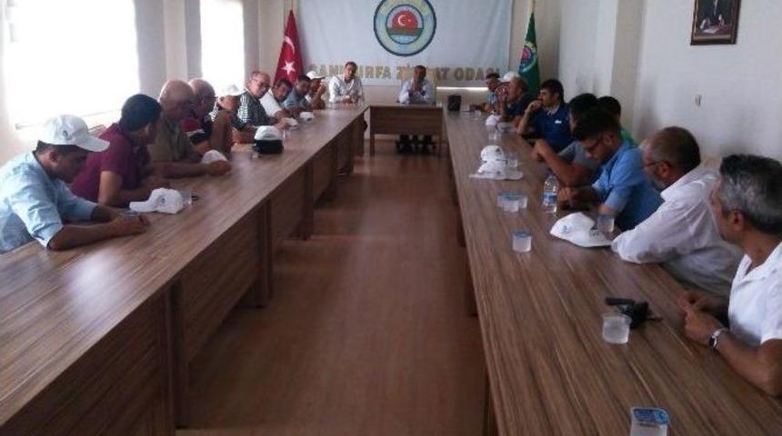 Kop &Ccedil;ift&ccedil;ilerinden Şanlıurfa Ziraat Odasına Ziyaret