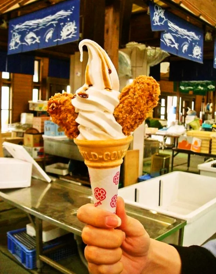 Самый необычный вкус. Необычное мороженое. Необычное японское мороженое. Мороженое в ресторане. Странные вкусы мороженого.