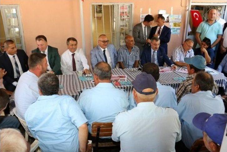 Başkan Ergün Ahmetli Mahallerinde Vatandaşla Buluştu G5