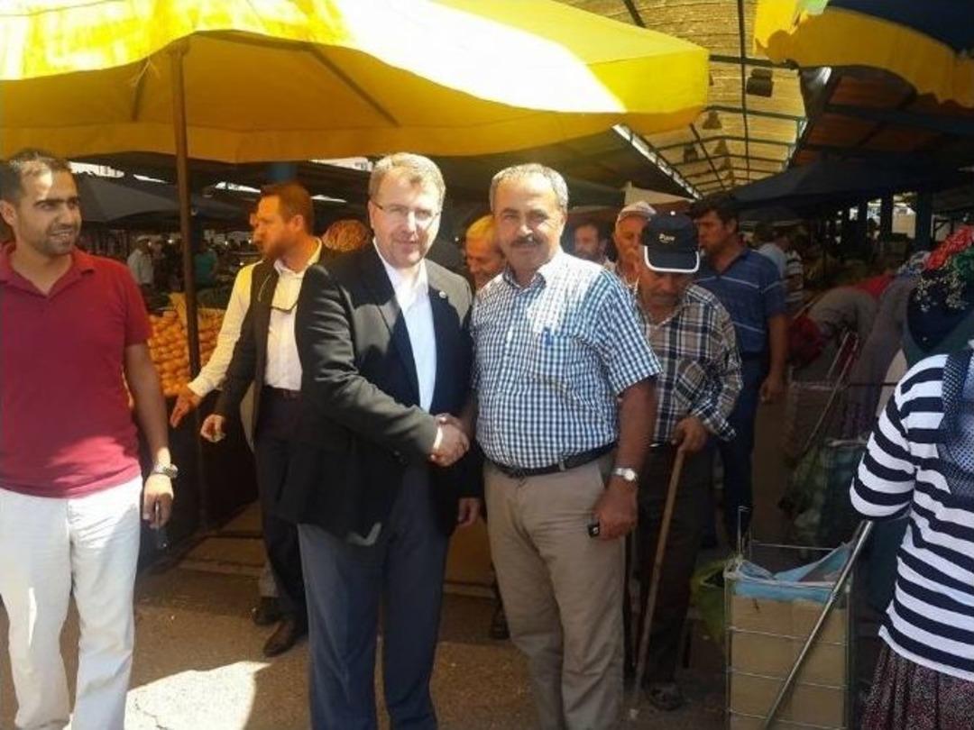 Ak Parti Bilecik Milletvekili Eldemir, Osmaneli&rsquo;nde Pazar Esnafını Ziyaret Etti