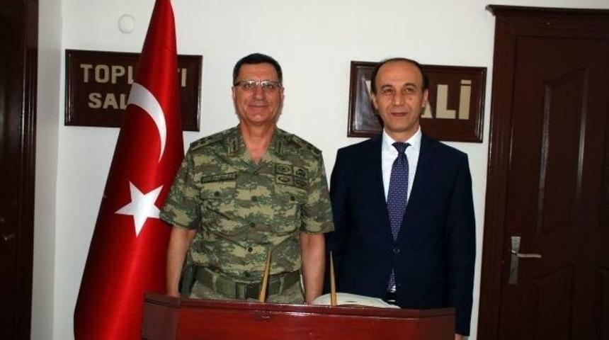 Jandarma Genel Komutan Yardımcısı Yaşar&rsquo;dan Vali Erin&rsquo;e Ziyaret