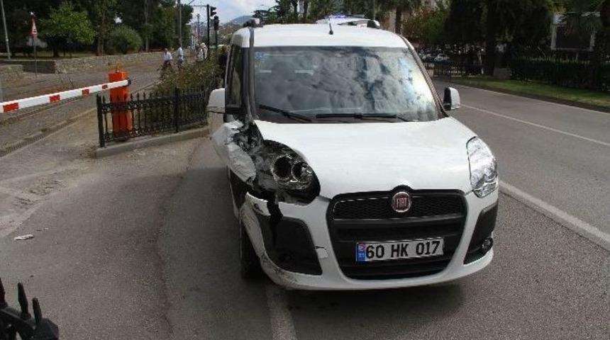 Samsun&rsquo;da Trafik Kazası: 1 Yaralı