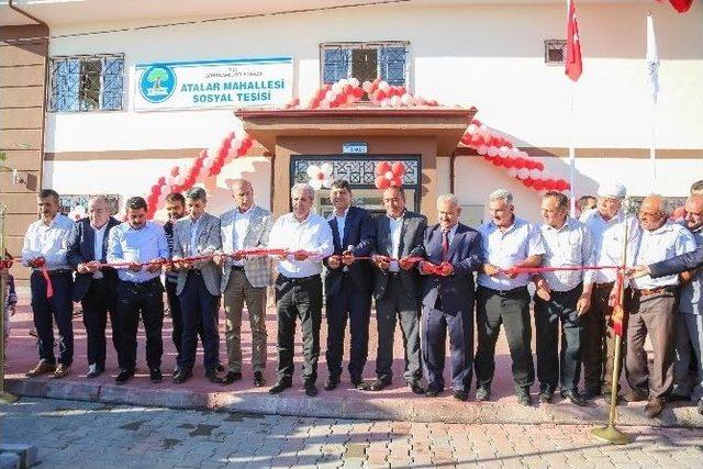 Şehitkamil Belediyesi Atalar Sosyal Tesisi Hizmete Açıldı