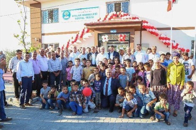 Şehitkamil Belediyesi Atalar Sosyal Tesisi Hizmete Açıldı