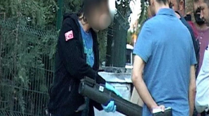 &Ccedil;&ouml;pte Lav Silahı Kaps&uuml;l&uuml; Bulundu