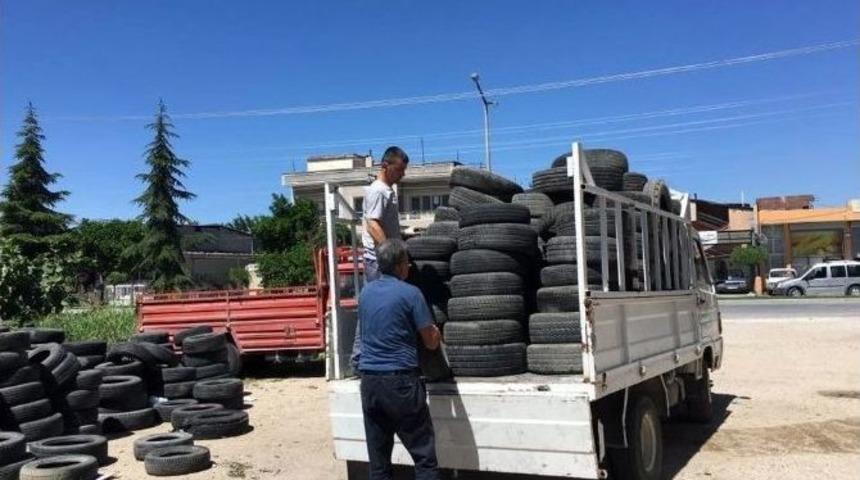 Adana’da Atık Lastikler Ekonomiye Geri Kazandırılıyor