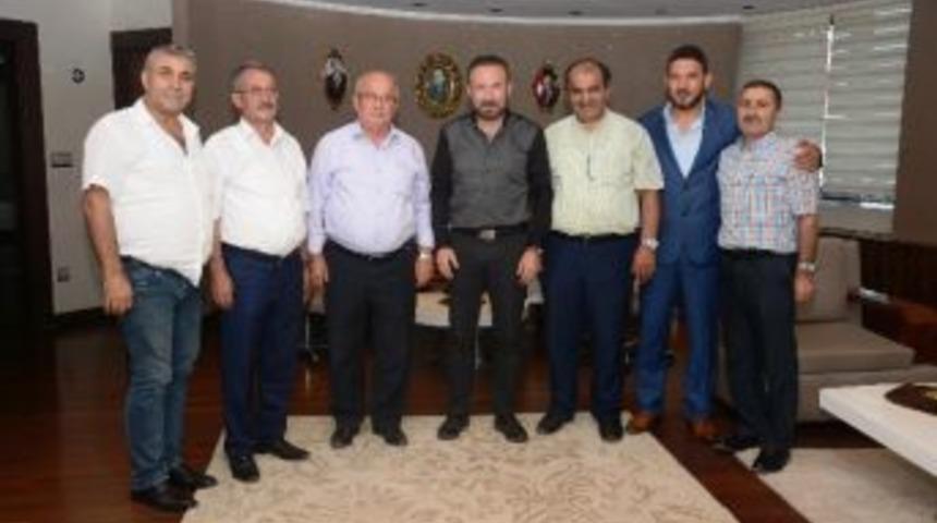 Başkan Doğan, Minib&uuml;s Kooperatifi Başkanı Ve Y&ouml;netimini Ağırladı