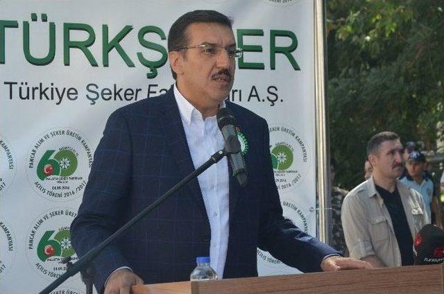 Bakan Tüfenkci, Malatya Şeker Fabrikası’nın 61. Kampanya Döneminin Açılışına Katıldı