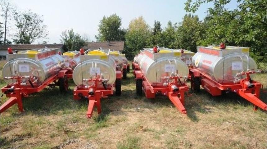 Orman Yangınlarına Erken M&uuml;dahale İ&ccedil;in K&ouml;yler Su Tankerlerine Kavuşuyor