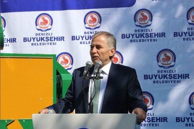 Denizli Büyükşehir’den, 14 İlçeye Tohum Eleme Makinesi