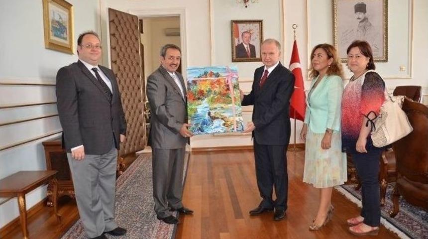 İl Halk Sağlığı M&uuml;d&uuml;rl&uuml;ğ&uuml;&rsquo;nden Vali Ceylan&rsquo;a Ziyaret