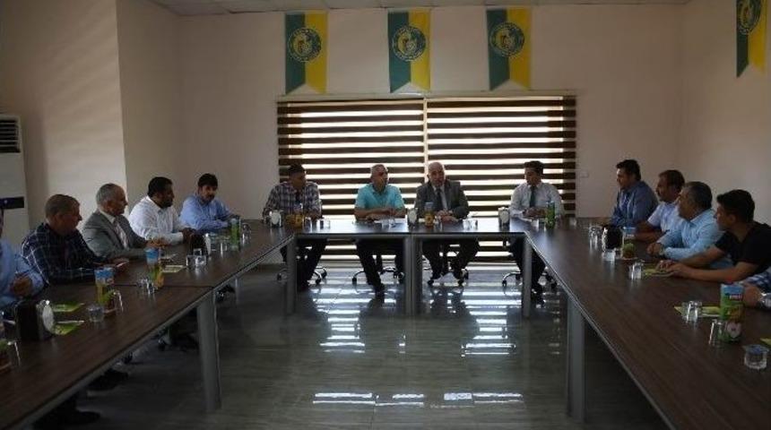 Vali Tuna Sanlıurfaspor Y&ouml;netimiyle Bir Araya Geldi