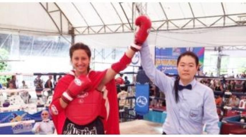 Samsunlu Milli Sporcu Tuğ&ccedil;e Akkuş Altın Madalya Kazandı