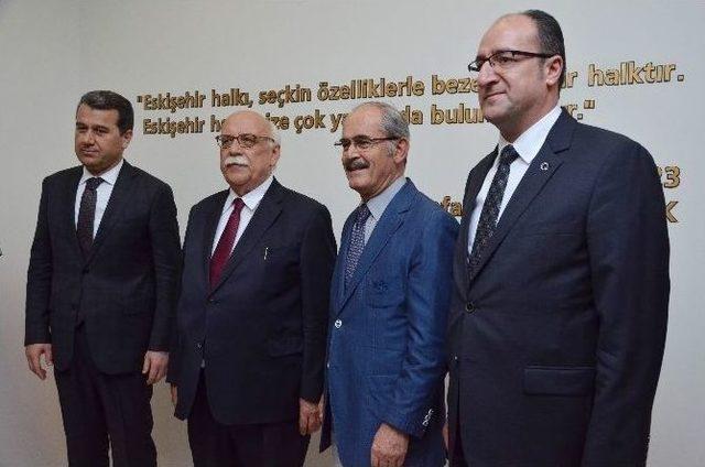 Bakan Avcı’dan, Başkan Büyükerşen’e Ziyaret