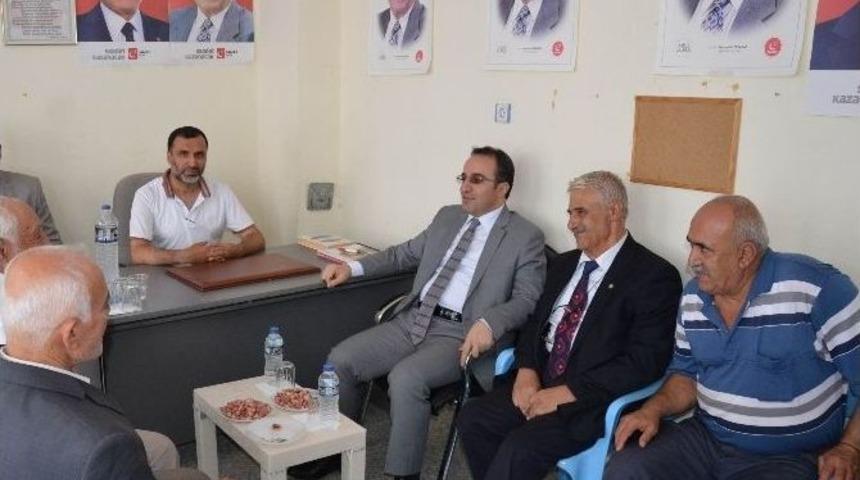 Vali &Ccedil;ataklı&rsquo;dan, Saadet Partisi Ve Ak Parti&rsquo;ye Ziyaret