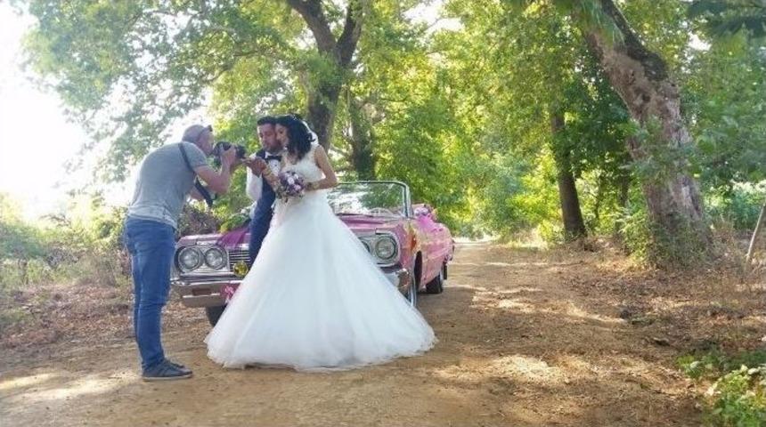 &Ccedil;ınarlarla Kaplı Tarihi Yol Doğal St&uuml;dyo Oldu