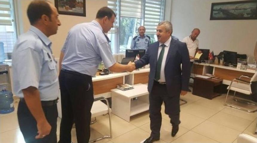 Başkan Baran, Zabıta M&uuml;d&uuml;rl&uuml;ğ&uuml;n&uuml; Ziyaret Etti