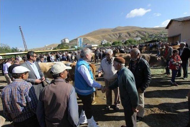 Vali Ustaoğlu Ve Başkan Memiş Kurban Pazarını İnceledi