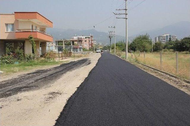 Dörtyol’da Kış Öncesi Sıcak Asfalt Çalışması Hızlandı