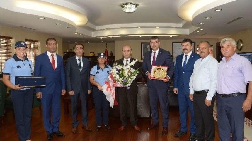 B&uuml;y&uuml;kşehir Zabıtasından Ş&uuml;kran Ziyaretleri