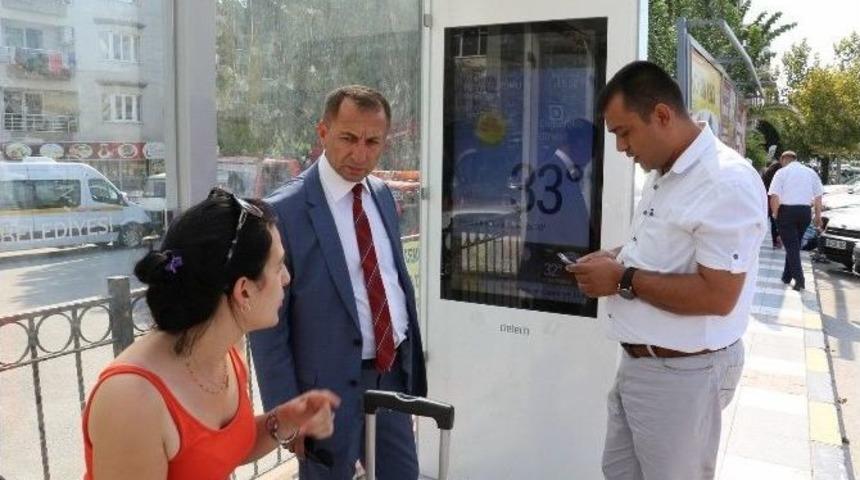 Akıllı Duraklar, Manisalıları Bilgilendiriyor