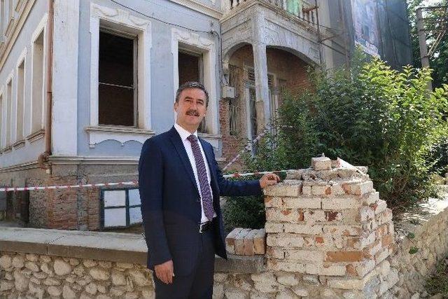 Tarihî Konağın Restorasyonunda Sona Yaklaşıldı