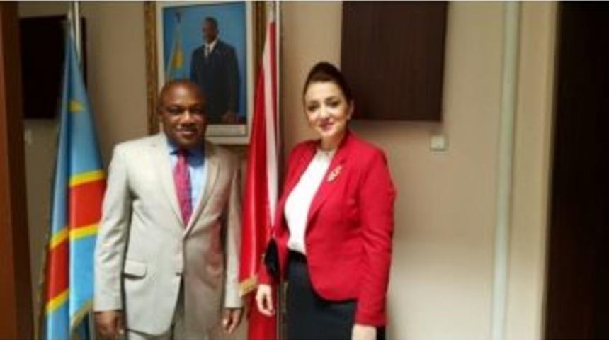 Sankon Genel Başkanı Atasoy, B&uuml;y&uuml;kel&ccedil;i Tshıdımba&rsquo;yı Ziyaret Etti