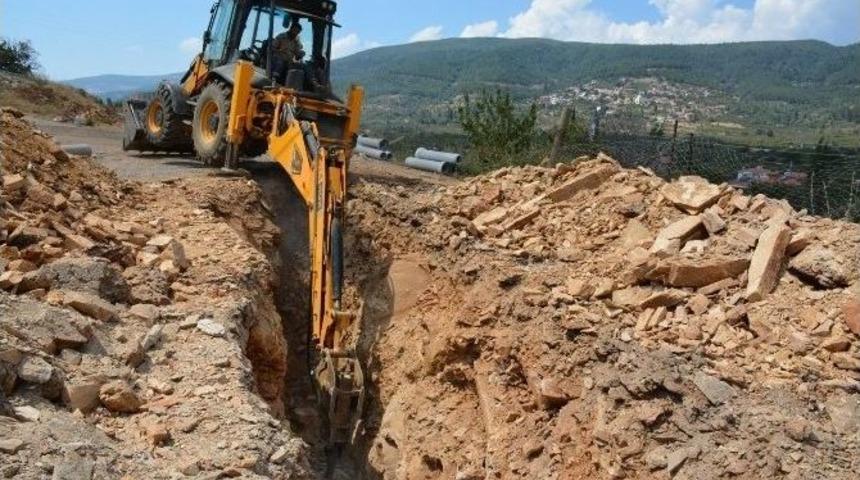 Turgutlu Kaba&ccedil;ınar&rsquo;a Yeni Kanalizasyon Hattı