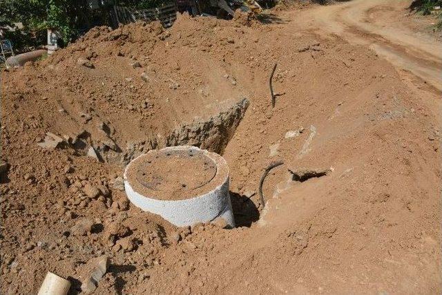 Turgutlu Kaba&ccedil;ınar&rsquo;a Yeni Kanalizasyon Hattı 1