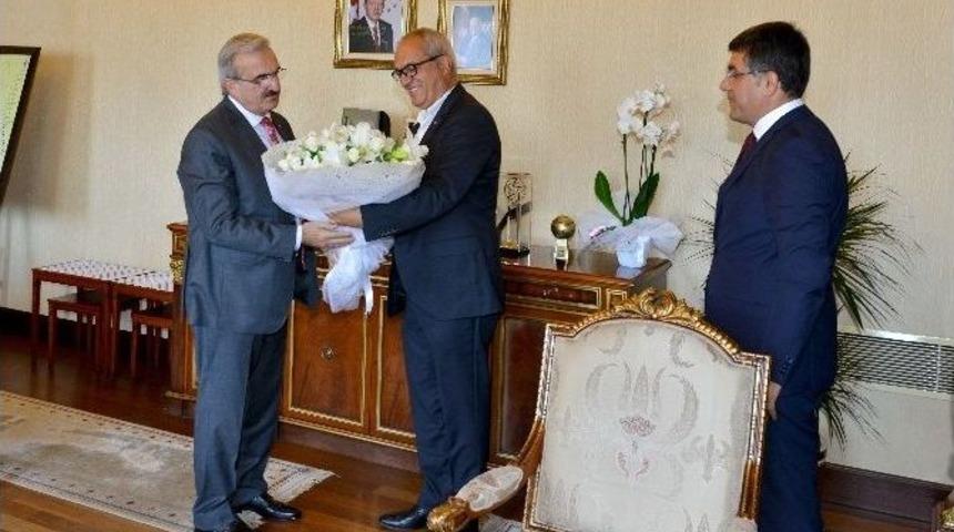 Expo Genel Sekreteri Işık Ve Oaib Başkanı Bağdatlıoğlu&rsquo;ndan Vali Karaloğlu&rsquo;na Ziyaret