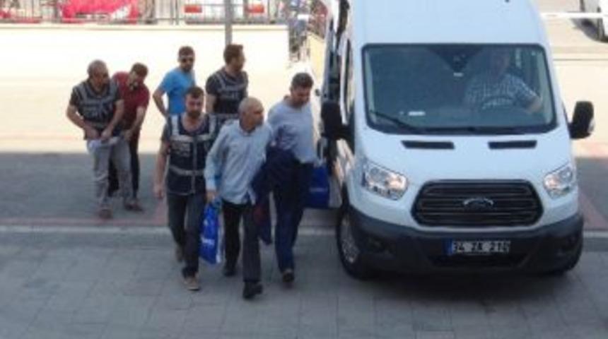 Edirne&rsquo;de Fet&ouml;/pdy&rsquo;den G&ouml;zaltına Alınan 5 Polis Adliyeye Sevk Edildi