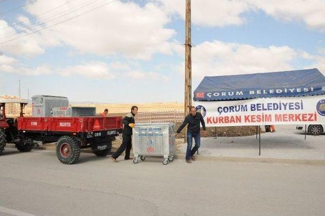 Çorum Belediyesi’nden Kurban Bayramı Tedbirleri