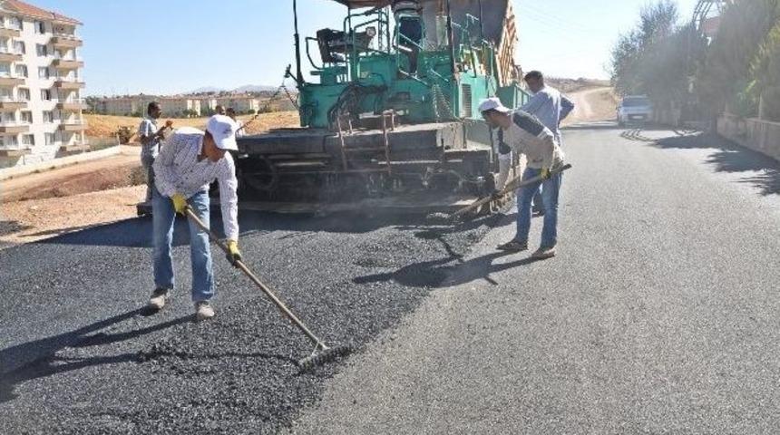 &Ccedil;ağdaş Kent Yolu Asfaltlandı