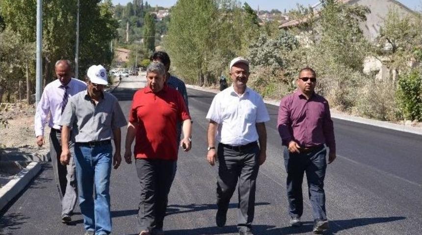 B&uuml;nyan Belediyesi Sıcak Asfalt &Ccedil;alışmalarına Başladı