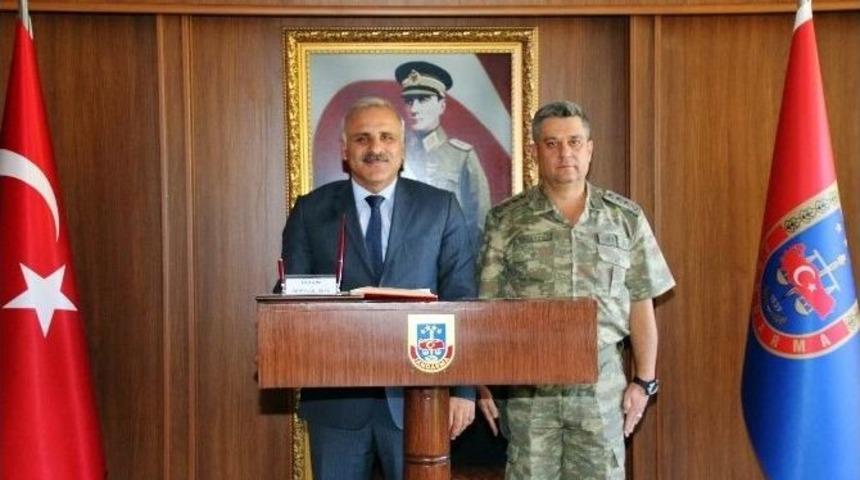 Vali Zorluoğlu&rsquo;dan İl Jandarma Komutanlığı&rsquo;na Ziyaret