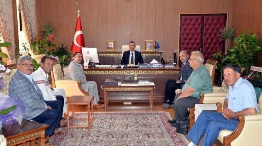 Vali Elban&rsquo;a Ziyaretler Devam Ediyor