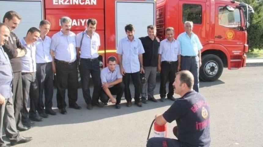 İlkyardım Ve Yangın Konusunda Şof&ouml;rler Bilgilendirildi