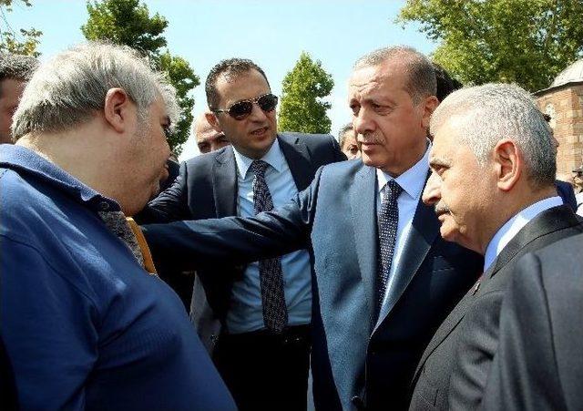 Cumhurbaşkanı Erdoğan, İçyer’in Cenaze Namazına Katıldı