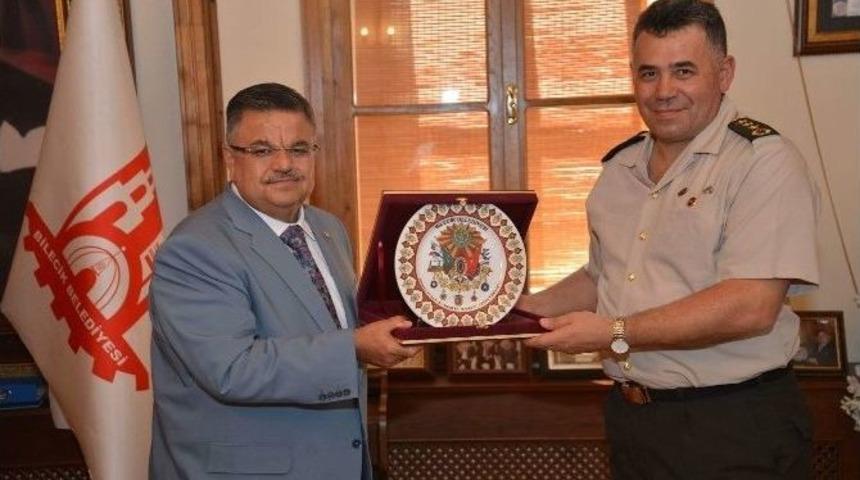 İl Jandarma Komutanı İnce&rsquo;den Başkan Yağcı&rsquo;ya Ziyaret