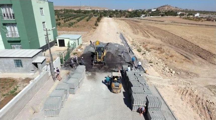 Ceylanpınar&rsquo;da Parke Taşı &Ccedil;alışması
