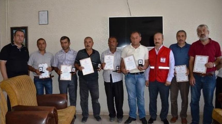 Darende&rsquo;de Kan Bağış&ccedil;ıları &Ouml;d&uuml;llendirildi