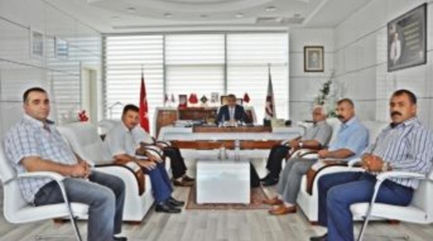 Toplu Taşımacılardan Başkan Alan&rsquo;a Ziyaret